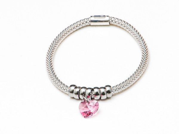 Pink Heart Bracelet – Cheval Cristal