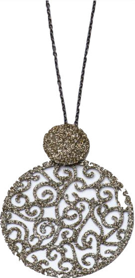 Gold Sparkle Chain Necklace