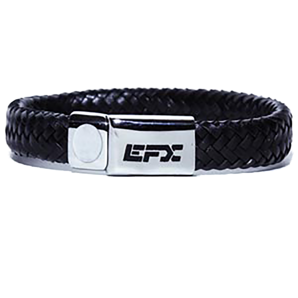 Flat Weave Leather with Double Hologram Bracelet - Main Image